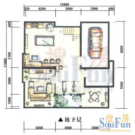 枫桥别墅户型图