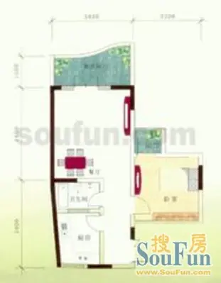 森林龙门皓月户型图