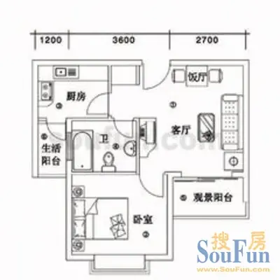 上创雅园户型图