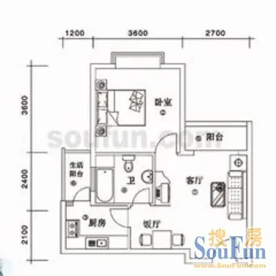上创雅园户型图