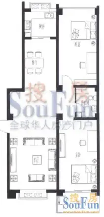 金桥丽日新居户型图