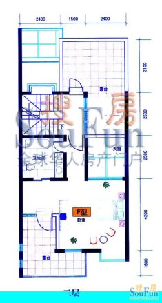 靠山居艺墅户型图