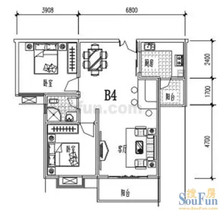 全泰南州明珠户型图