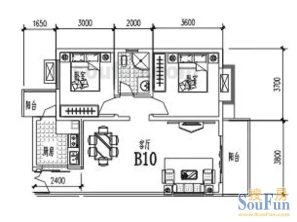 全泰南州明珠户型图