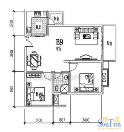 全泰南州明珠户型图