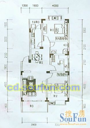 禾嘉名邸户型图