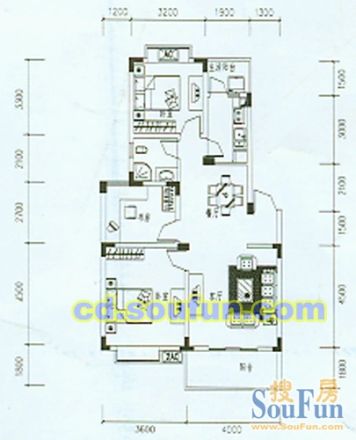 禾嘉名邸户型图