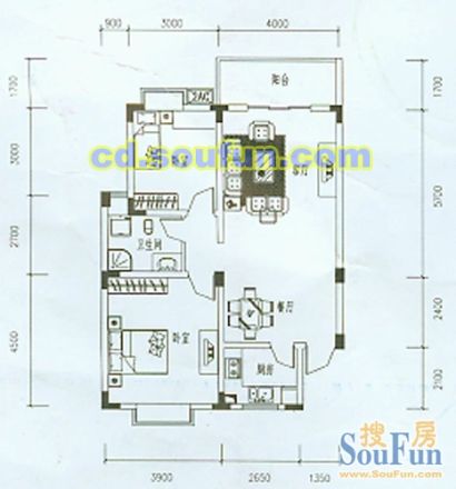 禾嘉名邸户型图