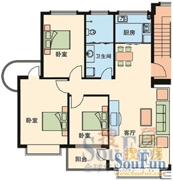 华旗观海城户型图