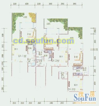 上善栖别墅户型图