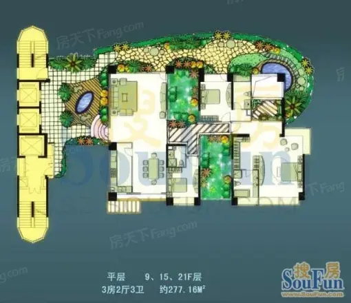 蝴蝶谷名苑户型图