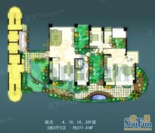 蝴蝶谷名苑户型图
