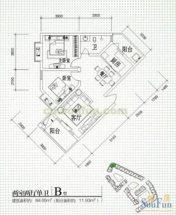 丽都半岛户型图