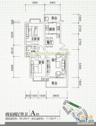 丽都半岛户型图