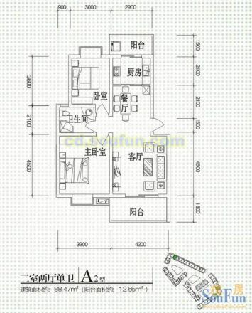 丽都半岛户型图