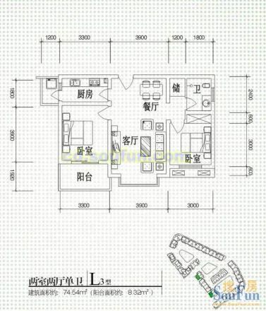 丽都半岛户型图