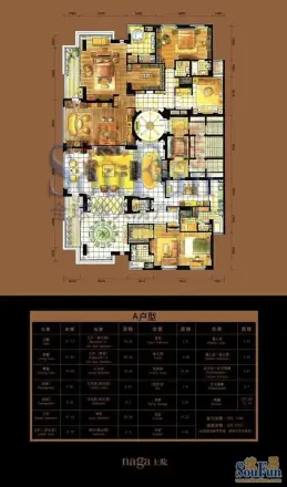 Naga上院户型图