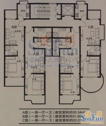 翰林苑(李沧)户型图