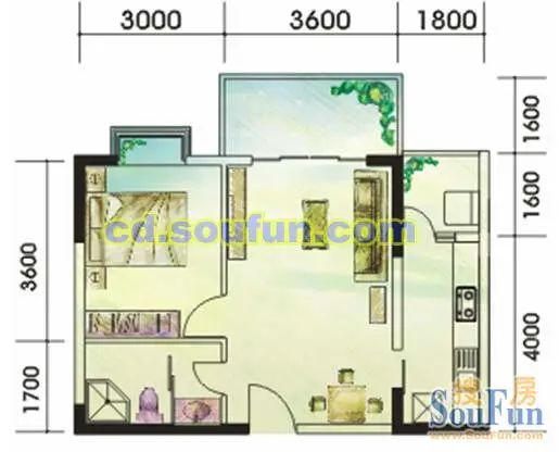 万家华庭户型图