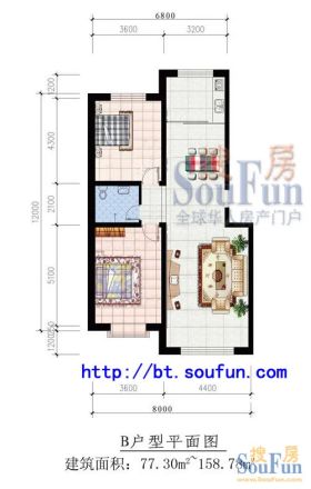 新泰花苑户型图