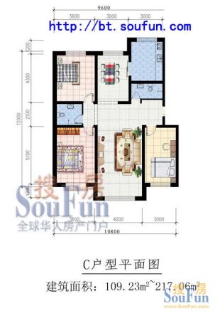新泰花苑户型图