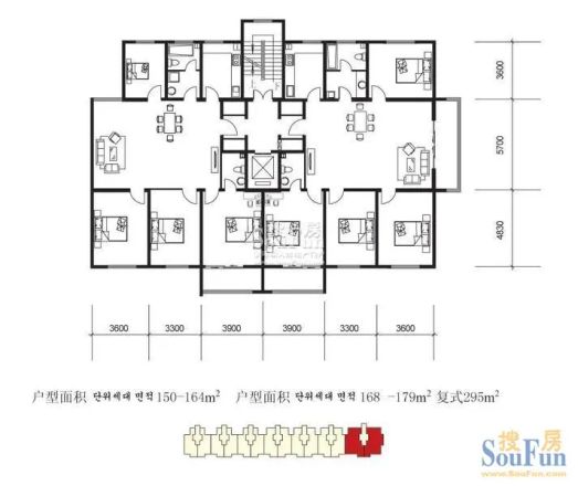 青岛启阳国际户型图