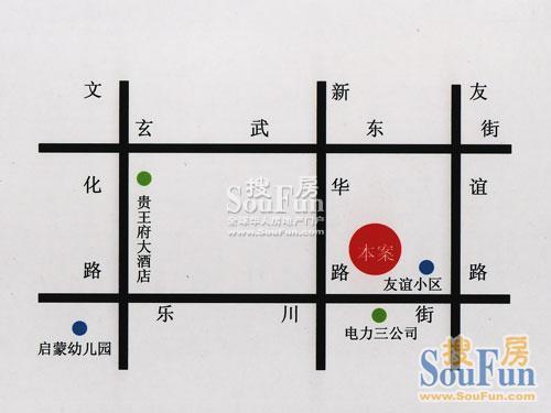 宜辉现代城交通图区位图