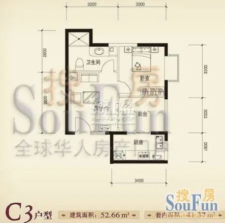 珠江奥古斯塔城邦户型图