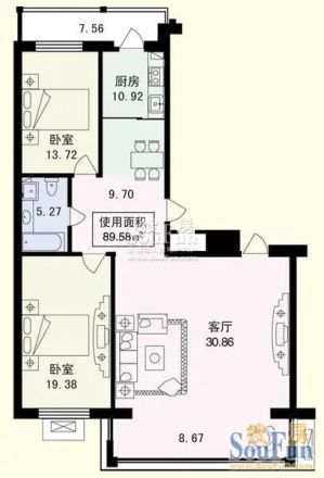 香江月精品名座户型图