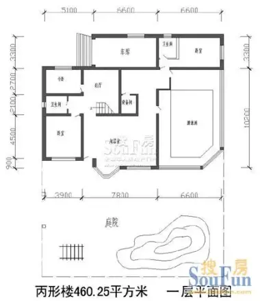 龙脉温泉花园别墅户型图