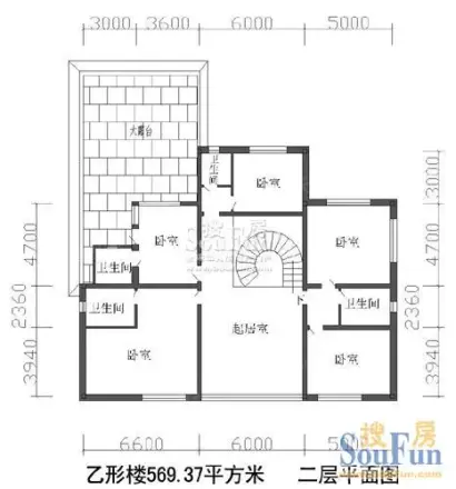 龙脉温泉花园别墅户型图