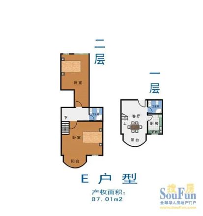 鹤巢居户型图