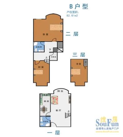 鹤巢居户型图