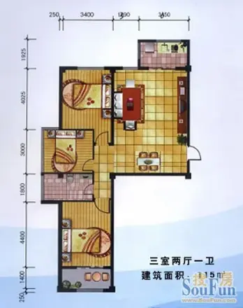 百盛朗庭户型图