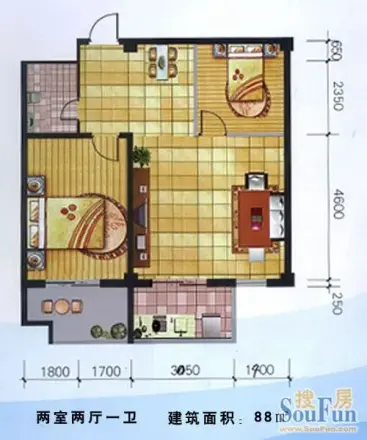 百盛朗庭户型图