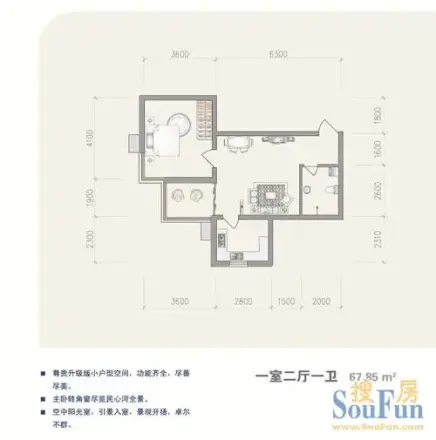 白金公馆户型图