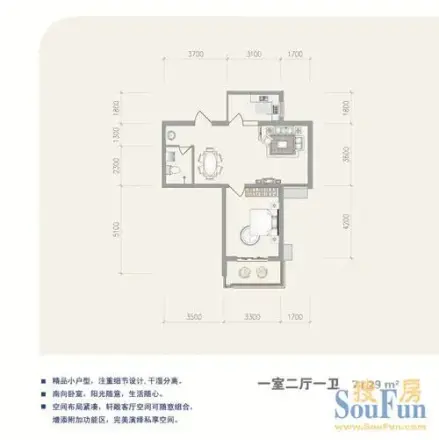 白金公馆户型图
