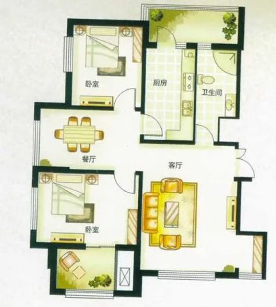 美丽洋房别墅户型图