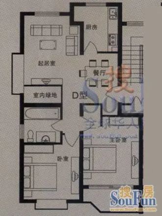 翰林苑(李沧)户型图