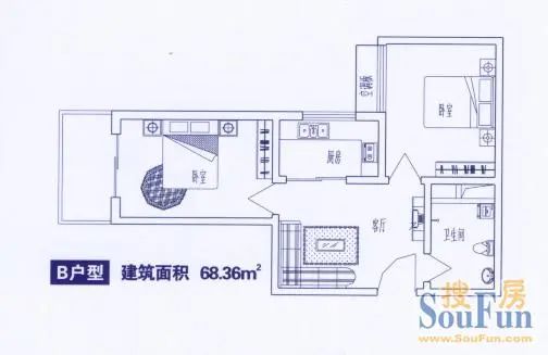 芳林新村户型图