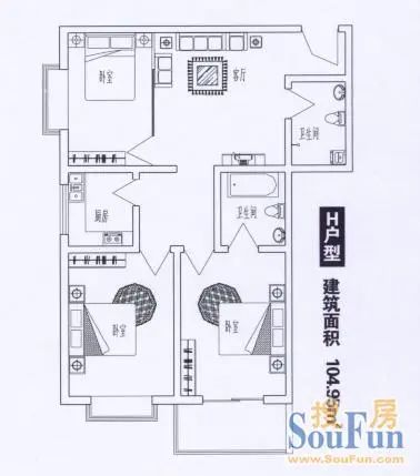 芳林新村户型图