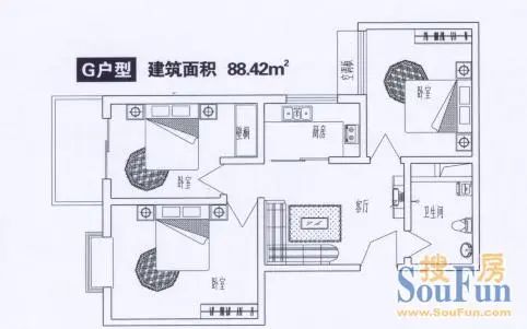 芳林新村户型图