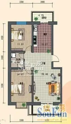 河畔家园户型图