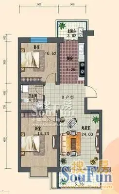 河畔家园户型图