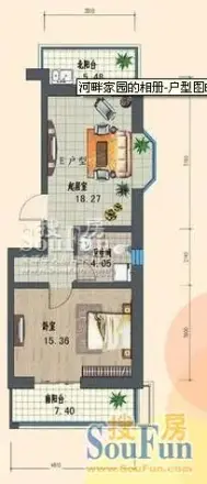 河畔家园户型图
