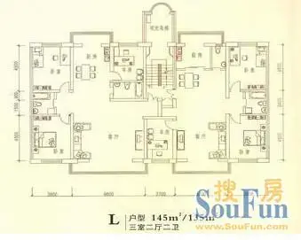 隆鑫四合田园户型图