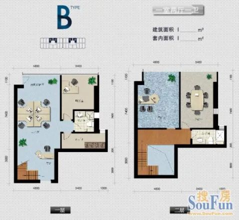 珠江摩尔公元户型图