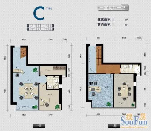 珠江摩尔公元户型图