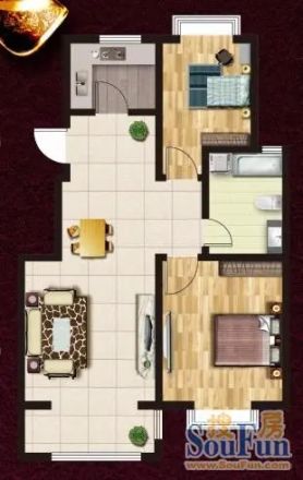 海伦国际户型图