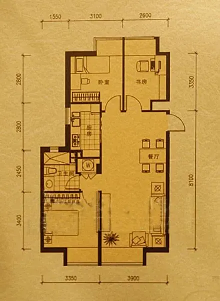 水文化公园省实验旁 御翠豪庭 3室南北通透 中间楼层